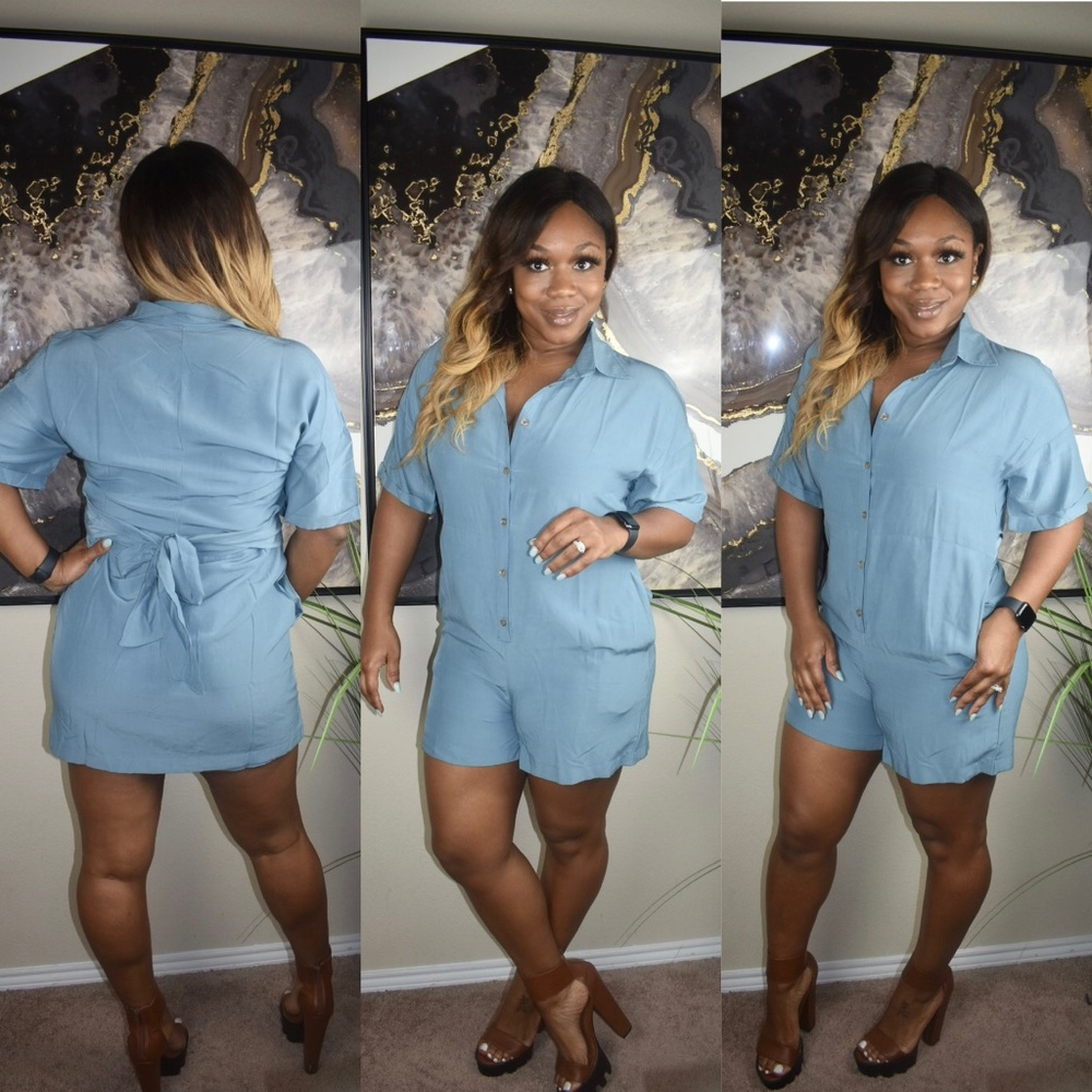 Button Up Romper